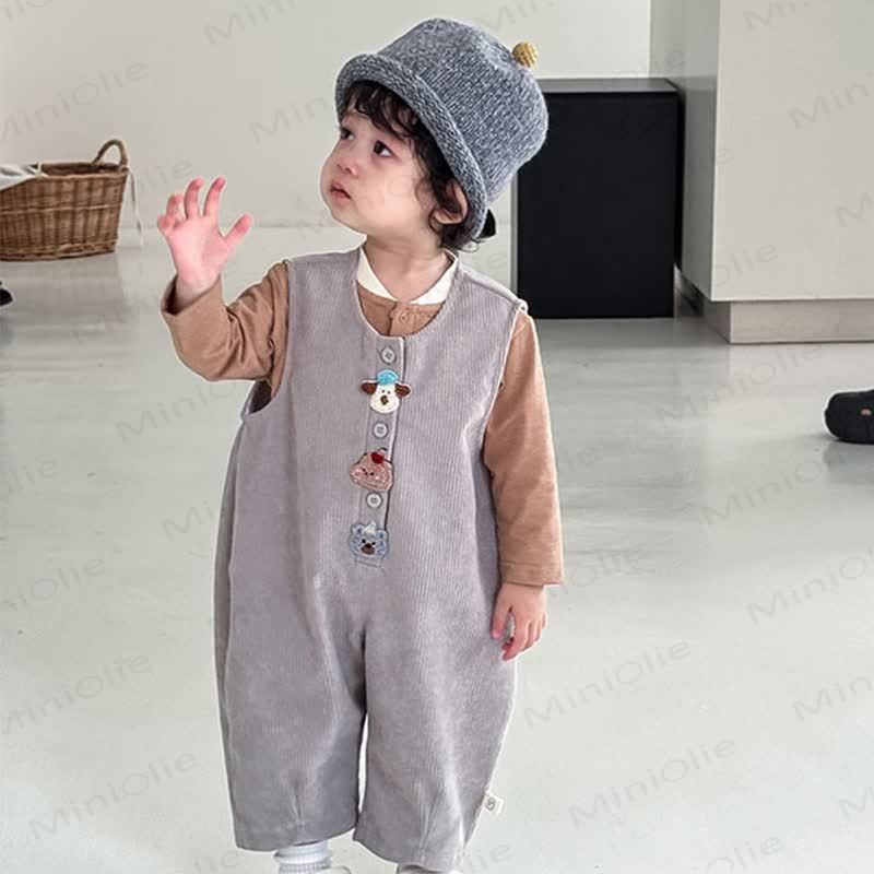 ベビーアニマルパッチコーデュロイオーバーオール - image 19