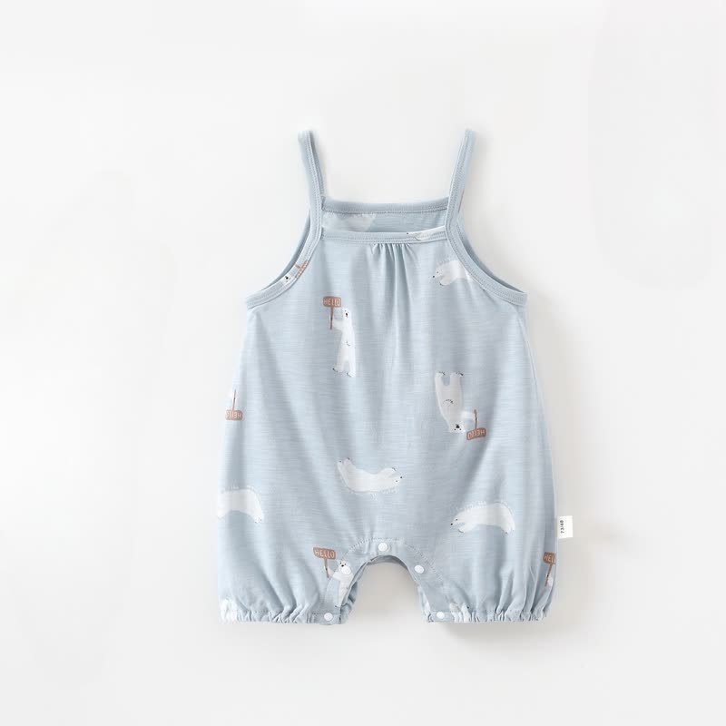 ベビーソフトサスペンダーロンパース - ホッキョクグマ - 3～4歳 - image 5