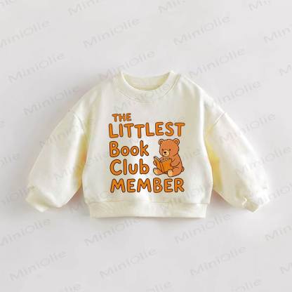 THE LITTLEST BOOK CLUB MEMBERベビー幼児用クリームスウェットシャツ - クリーム - 3～5歳 - image 1