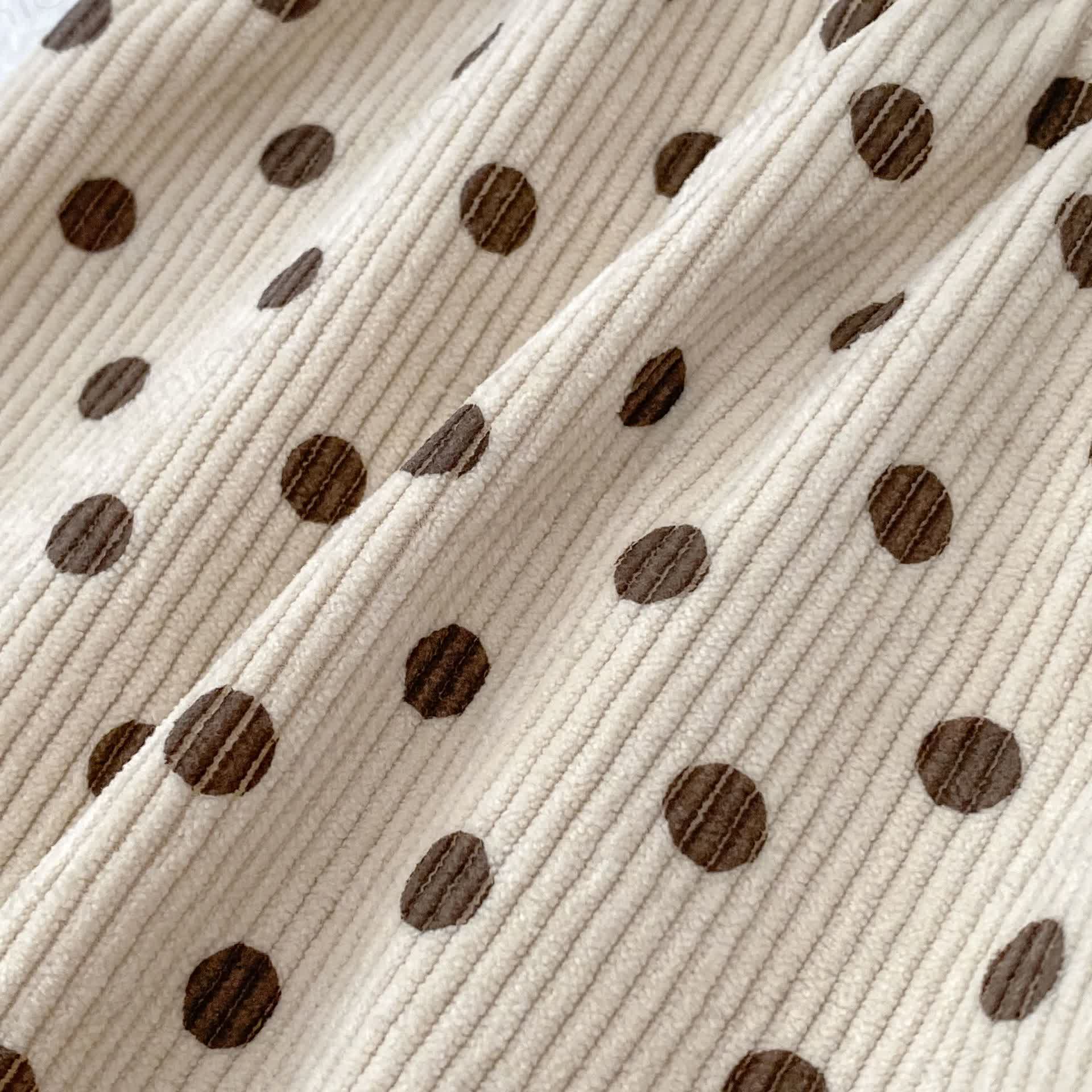 女の子用水玉模様オーバーオール - image 10