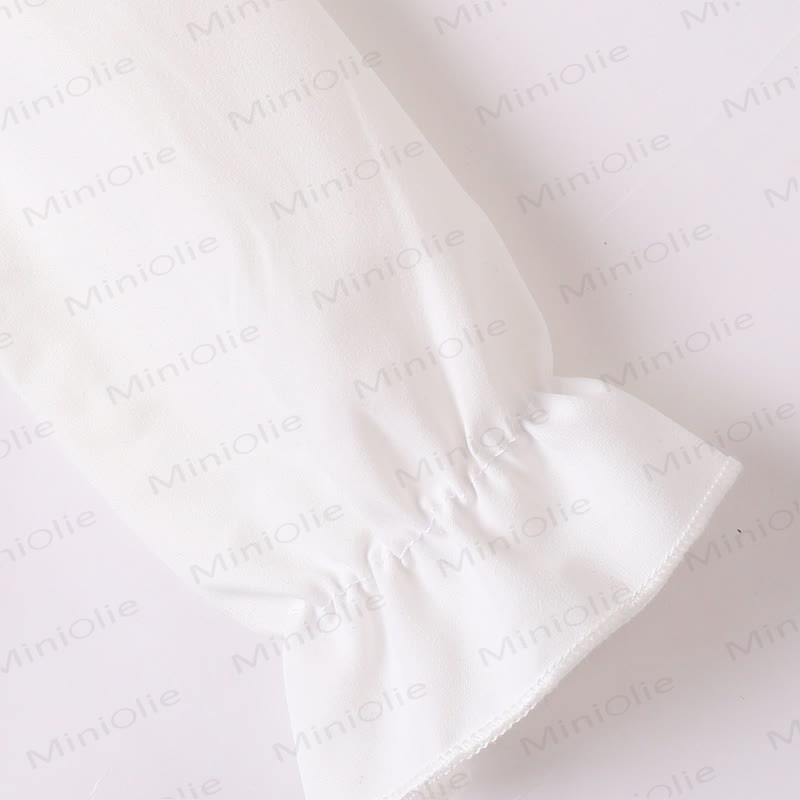 女の子用ホワイトブラウスDress＆ブルーデニムスカート - image 5