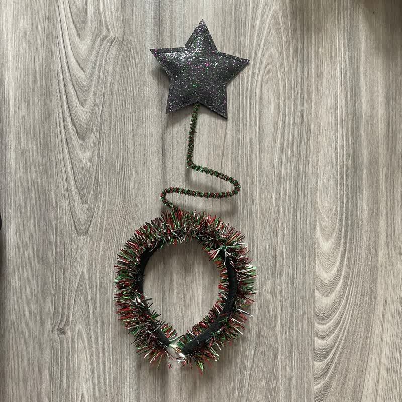 ベビークリスマススターヘアバンド - 黒 - image 4