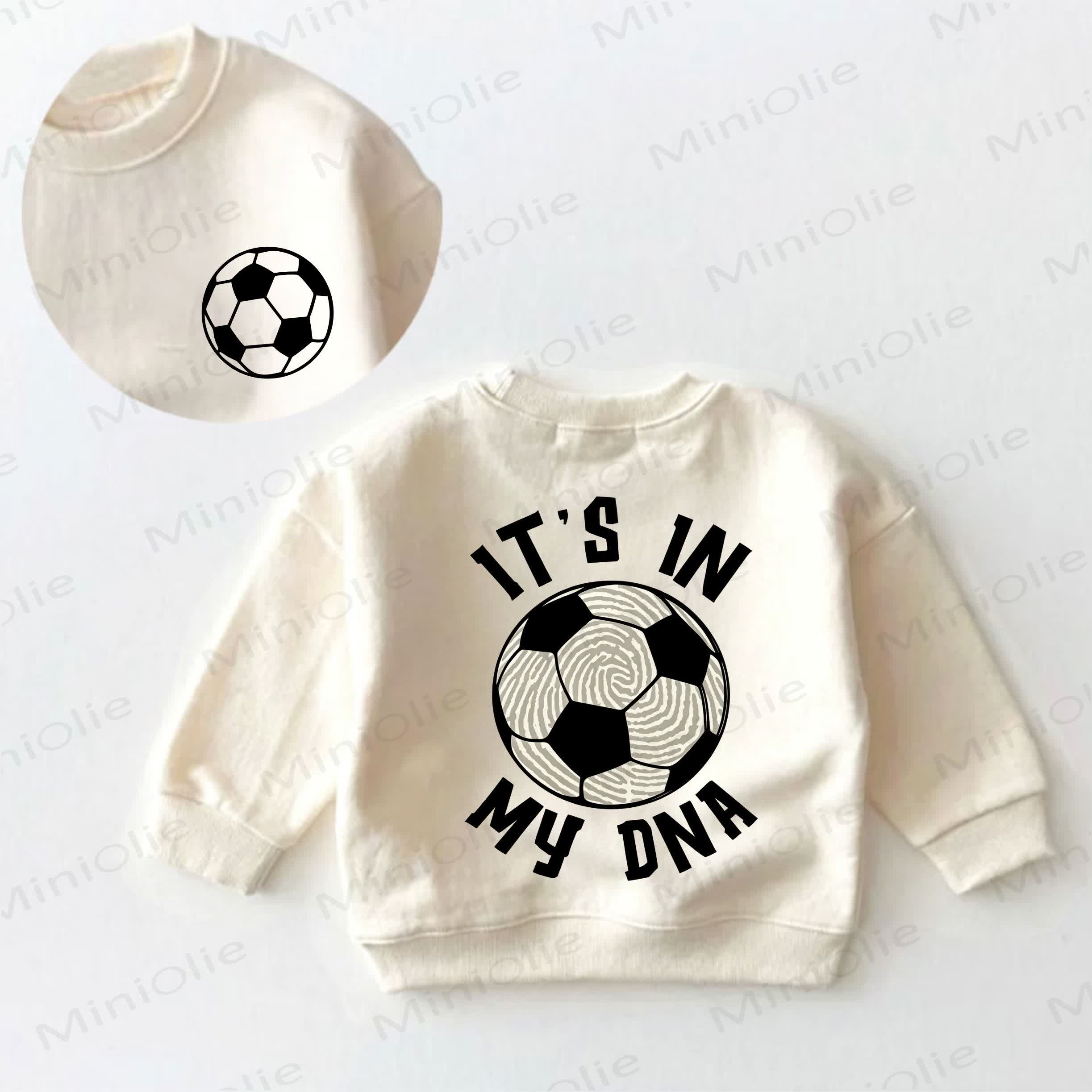 IT'S IN MY DNAベビー幼児用スウェットシャツ - クリーム - 3～5歳 - image 1