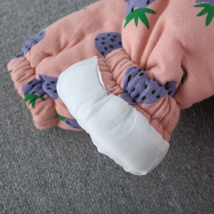 幼児用チェリーストロベリーフリース裏地コート（バッグ付き） - image 12