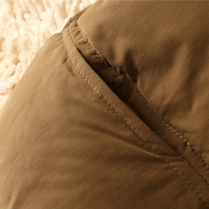 幼児用無地フード付きパファージャケット - image 10