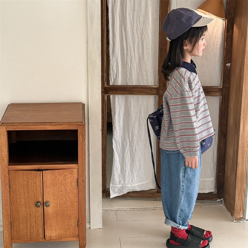 幼児用ウォッシュドデニムルーズパンツ - image 16