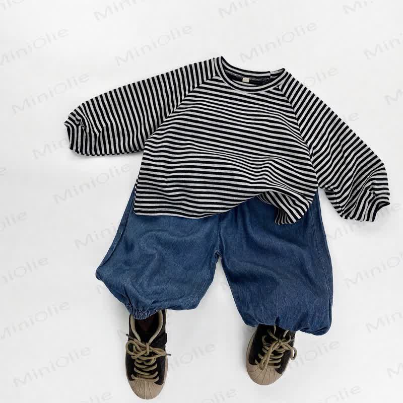 幼児用長袖クルーネックカジュアルTシャツ - image 7