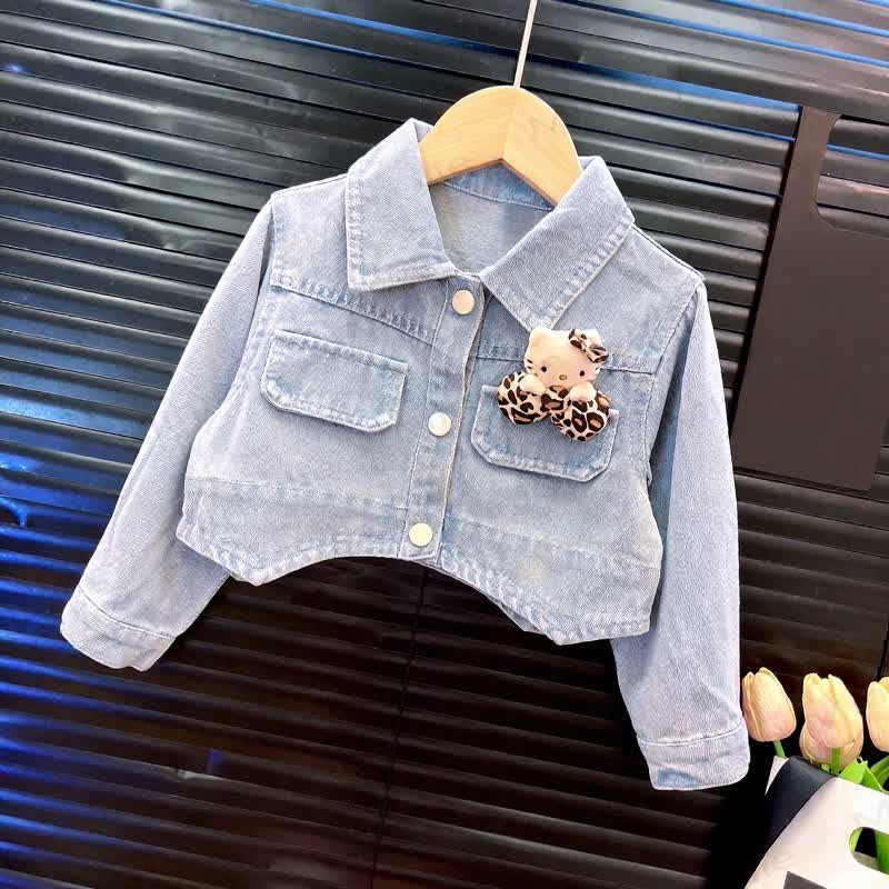 幼児用女の子デニムジャケットチュールDressセット - image 4