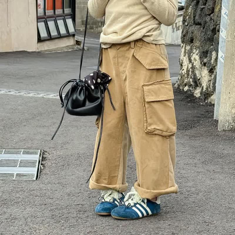 ベビー幼児用ワーカー無地パンツ - image 4