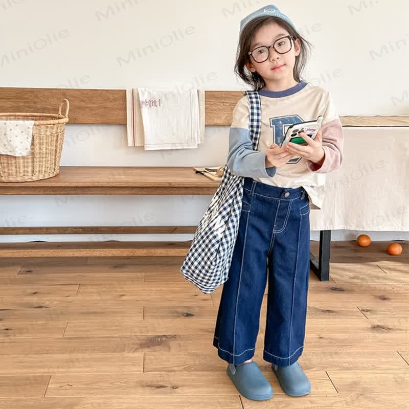 ベビー幼児女の子用無地デニムパンツ - image 6