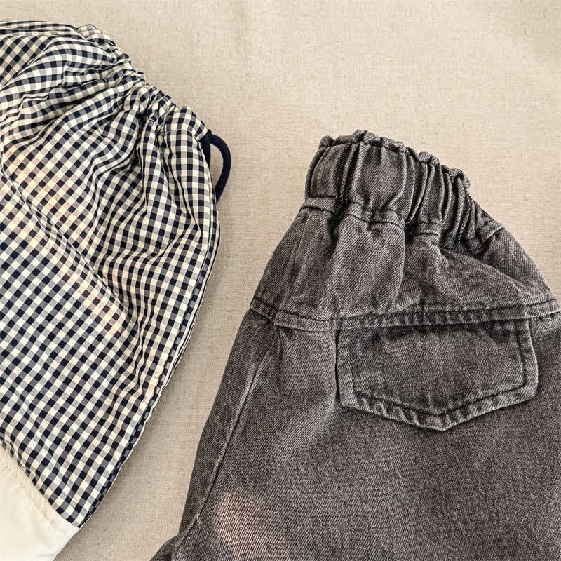 幼児用ウォッシュドデニムルーズパンツ - image 25