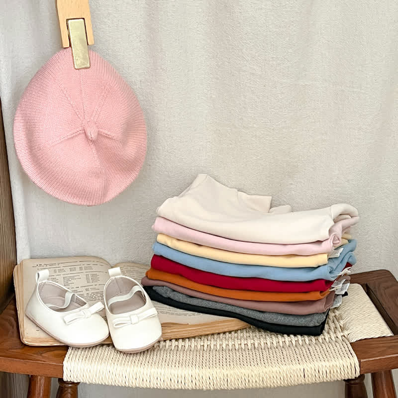 ベビータートルネック 快適無地Tシャツ - image 7