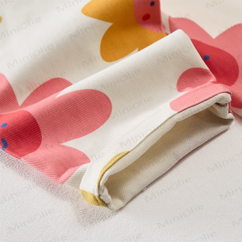 ベビー幼児用フラワースマイリーオーバーオール - image 7