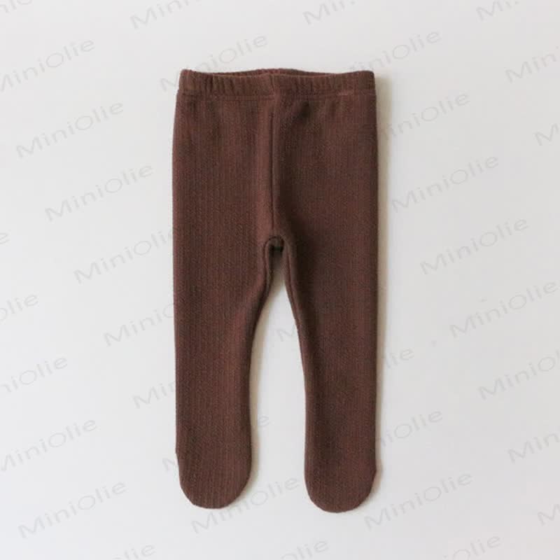 ベビー無地ベーシックコンフォートタイツ - 茶色 - 18～24ヶ月 - image 8