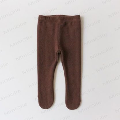 ベビー無地ベーシックコンフォートタイツ - 茶色 - 18～24ヶ月 - image 8