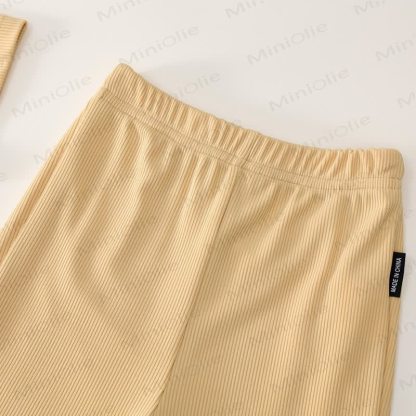 幼児用ニット半袖トップスとフレアパンツの2ピースセット - image 15