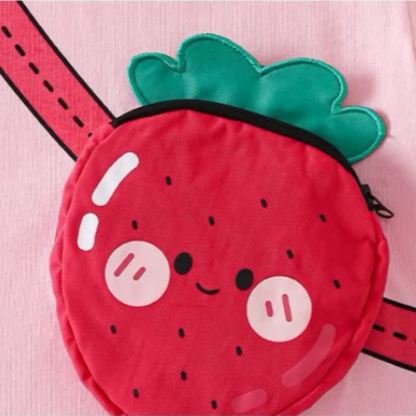 幼児用スマイリーフルーツ3DクロスボディバッグTシャツ - image 10