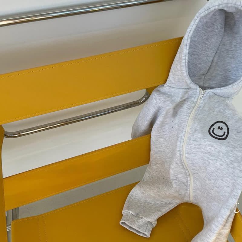 ベビー スマイリー ルーズ フード付きロンパース - image 7