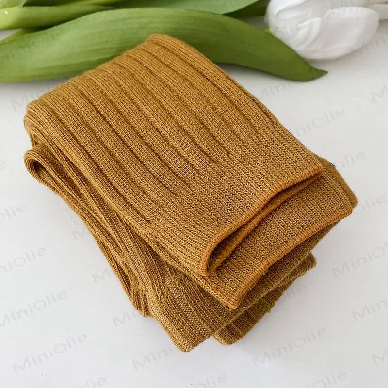 幼児用女の子用シンプル無地レギンス - 黄色 - 4-6T - image 10