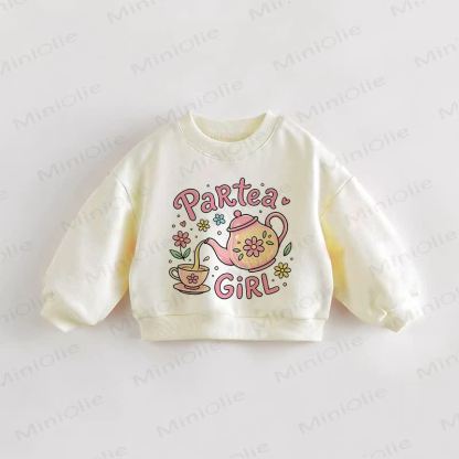 PARTEA GIRLベビー幼児用スウェットシャツ - クリーム - 3～5歳 - image 1