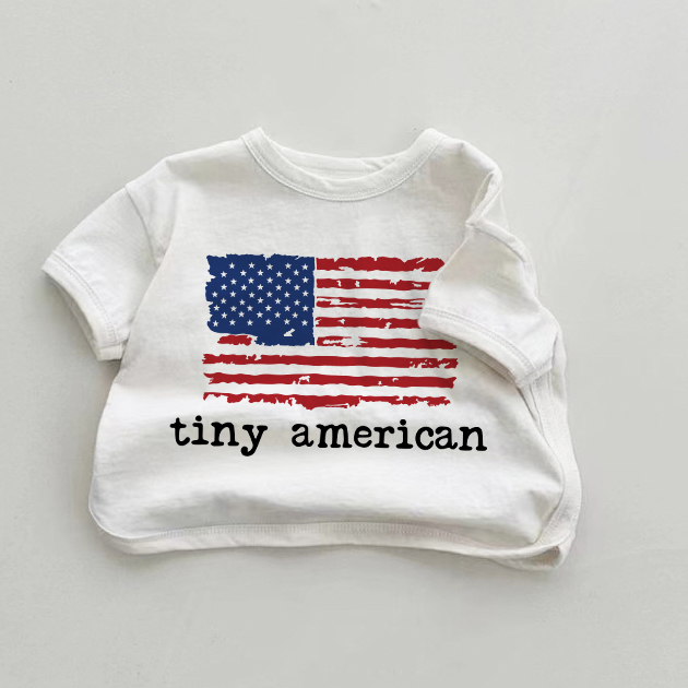 TINY AMERICANベビーホワイトTシャツ - 白 - 18～24ヶ月 - image 1
