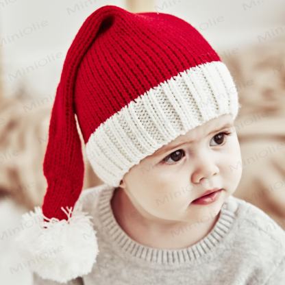 ベビーレッドクリスマスニットウォームビーニー - 子供 - image 12