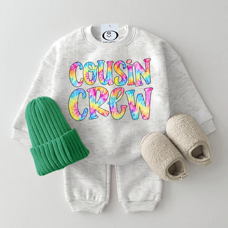 COUSIN CREWベビー用スウェットシャツ 2点セット - ライトグレー - 2～3歳 - image 6