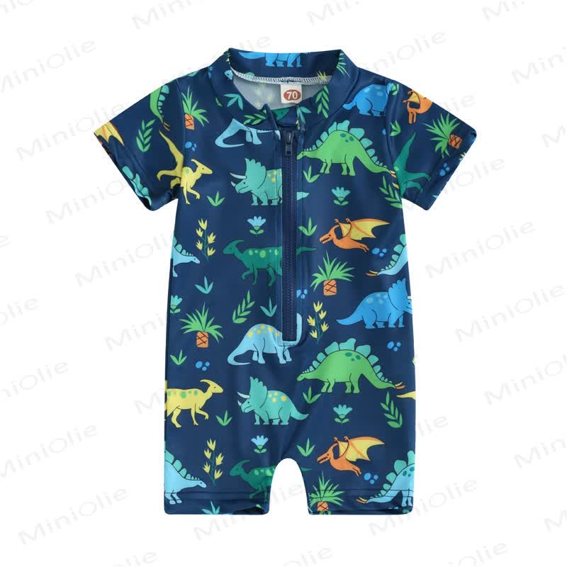 ベビー幼児男の子用シャークボクサーショーツ水着 - ディオンサウルス - 3～5歳 - image 3