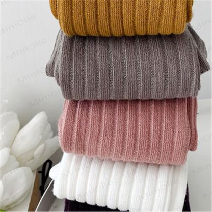 幼児用女の子用シンプル無地レギンス - image 2