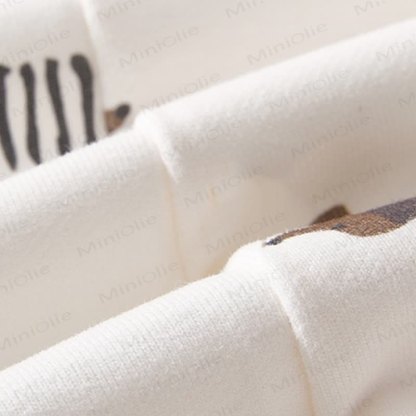 ベビー恐竜ダックスフントムーンフード付きロンパース - image 6