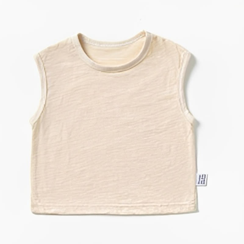 ベビー・幼児用無地クルーネックTシャツ - ベージュ - 4～5歳 - image 7