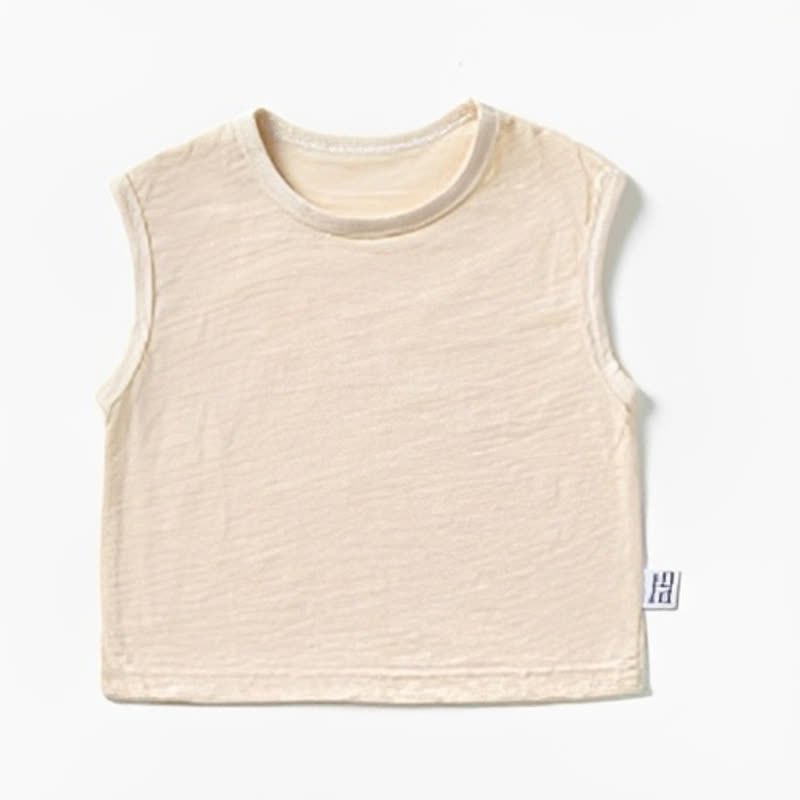 ベビー・幼児用無地クルーネックTシャツ - ベージュ - 4～5歳 - image 7