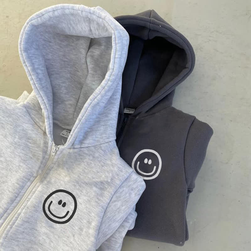 ベビー スマイリー ルーズ フード付きロンパース - image 6