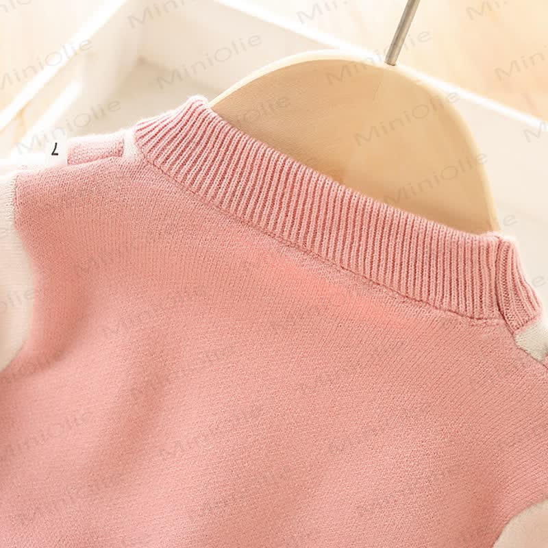 幼児用女の子用リボンバニーニットドレス - image 6