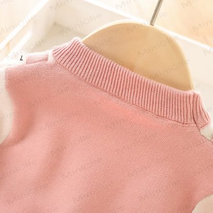 幼児用女の子用リボンバニーニットドレス - image 6