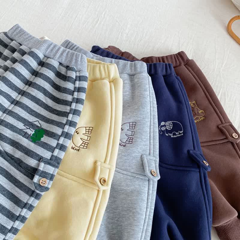 ベビー幼児用アニマルフリース裏地ジョガーパンツ - image 7