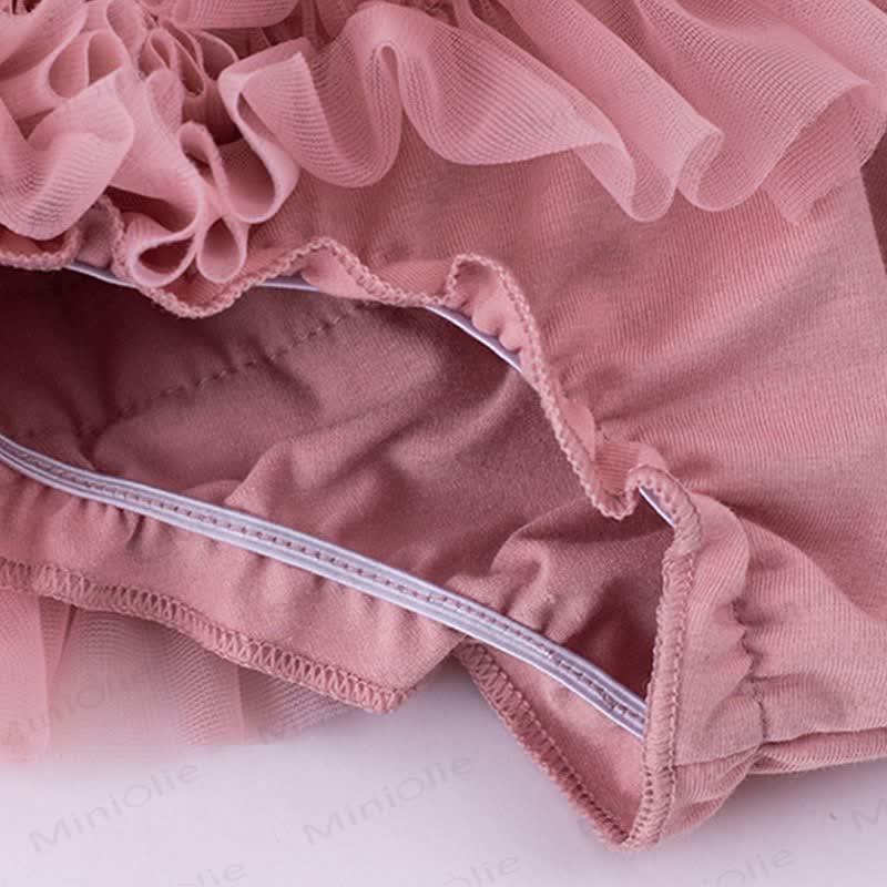 幼児用女の子用リボンチュールバブルDress - image 5