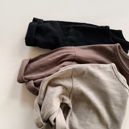 幼児男の子用無地ルーズシャツ - image 9