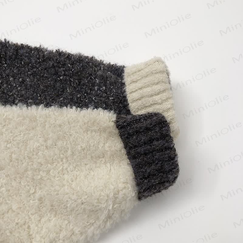 キッズラウンドネックプルオーバーニットセーター - image 8