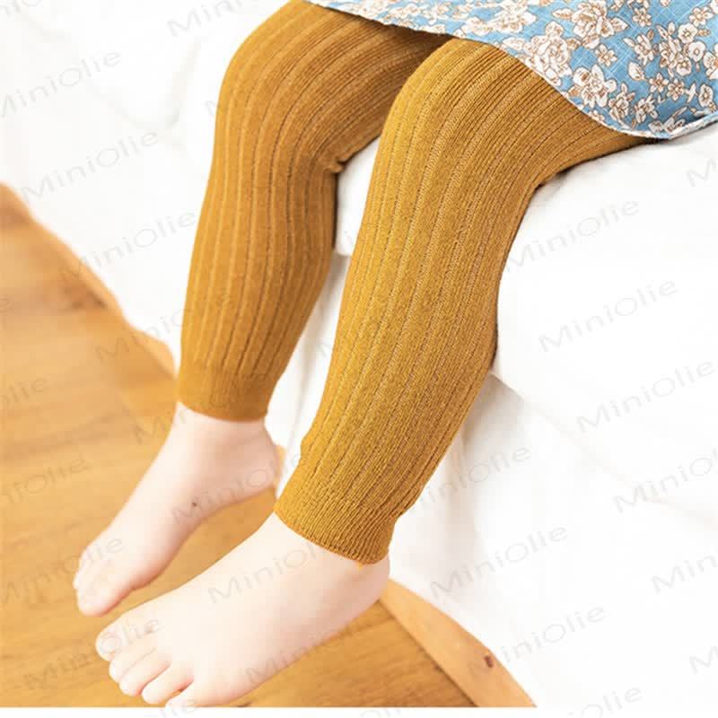 幼児用女の子用シンプル無地レギンス - image 11