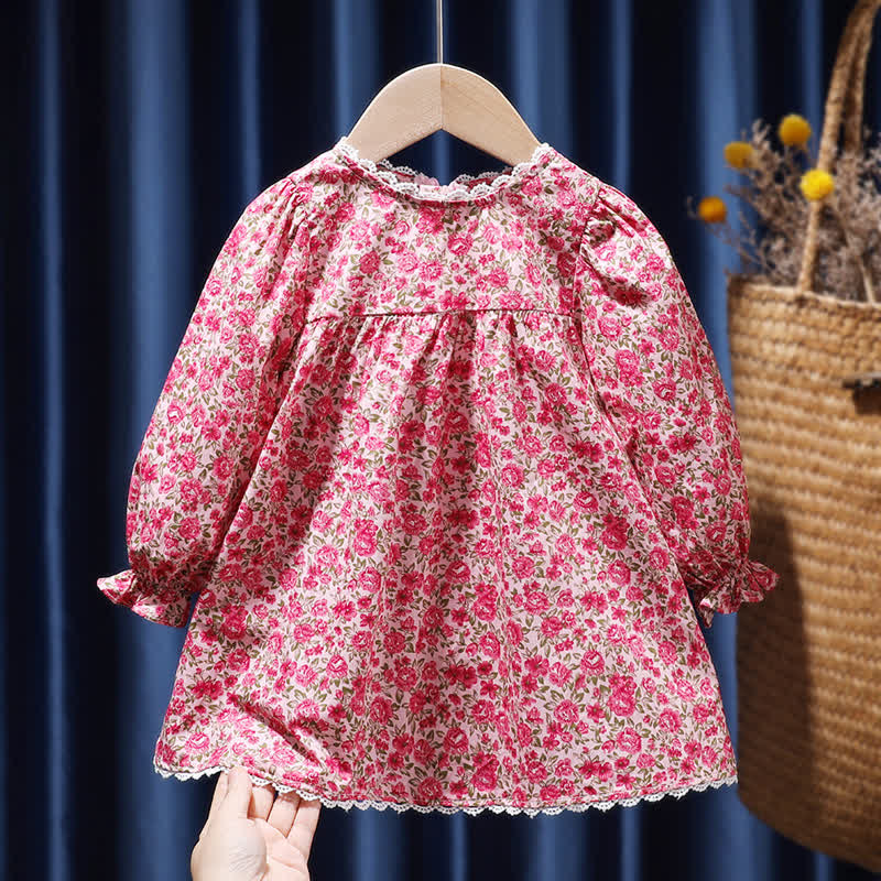 幼児用花柄ドレスとカーディガン - image 12