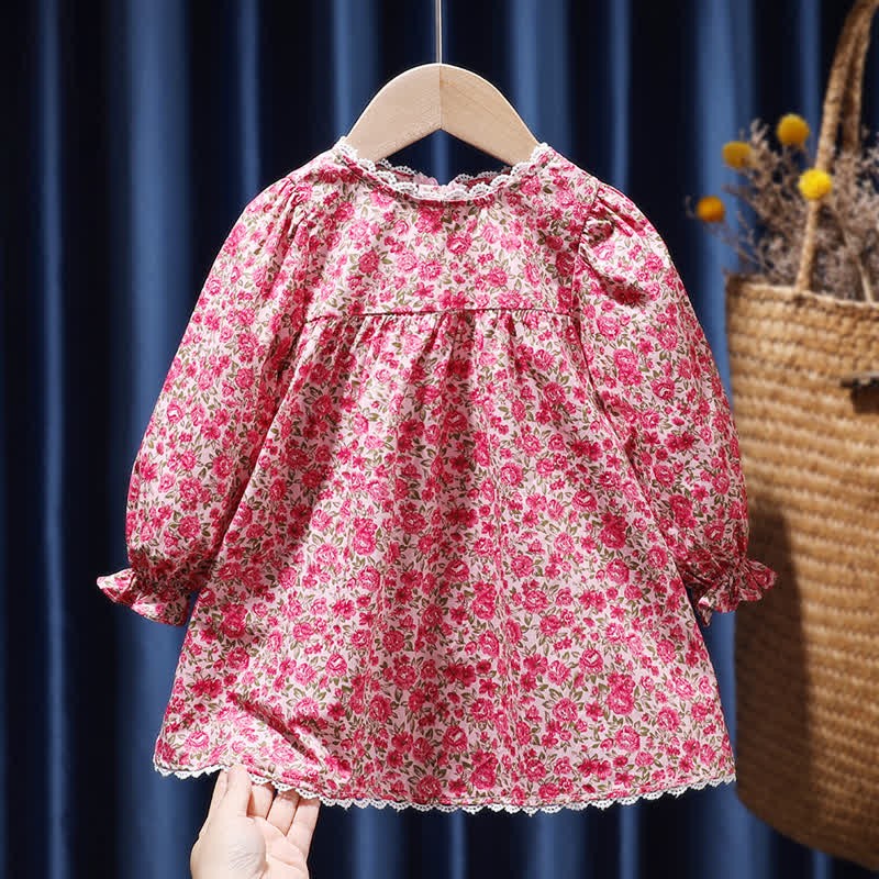 幼児用花柄ドレスとカーディガン - image 12