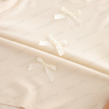 ベビー 幼児 女の子 リボン レインボー ニット セーター 3点セット - image 15