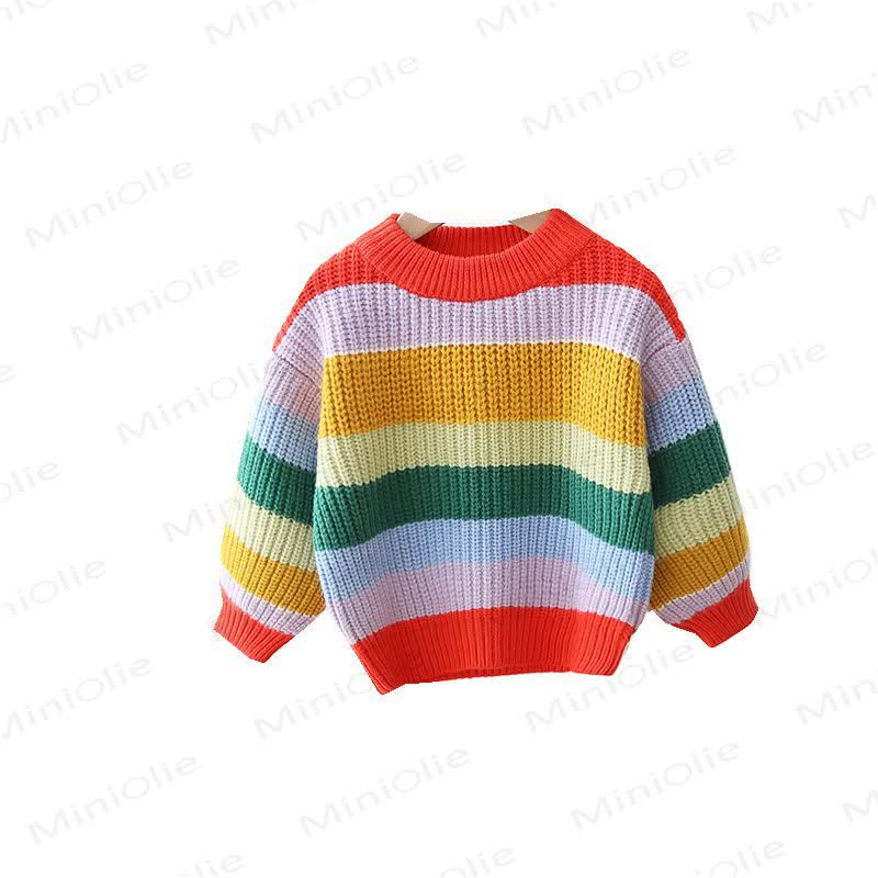 幼児用レインボーストライプセーター - image 7
