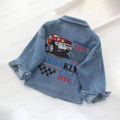 アドベンチャーオフロードBROOKLYNビッグフットライダーズ幼児用デニムジャケット - 青 - 10-11歳 - image 1