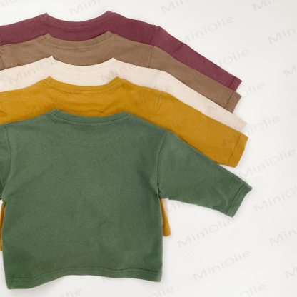 レターCC幼児用ラウンドネックTシャツ - image 4