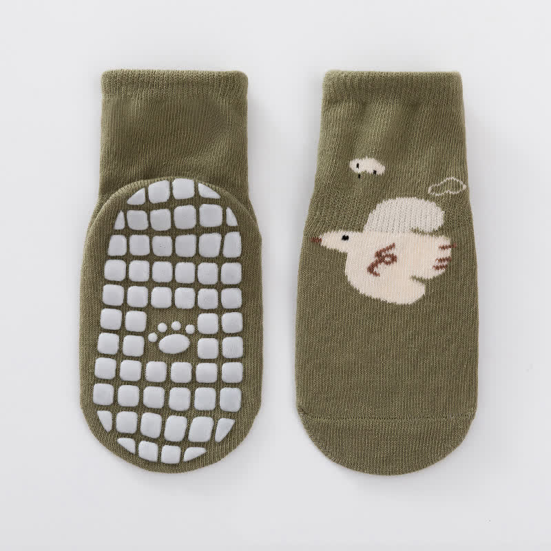 ベビー幼児用動物ダックフロアソックス - 緑 - 3～5歳 - image 15