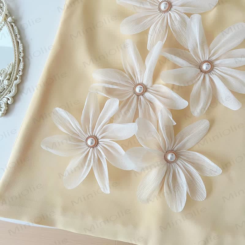 幼児用3Dフラワーノースリーブ優雅ドレス - image 22