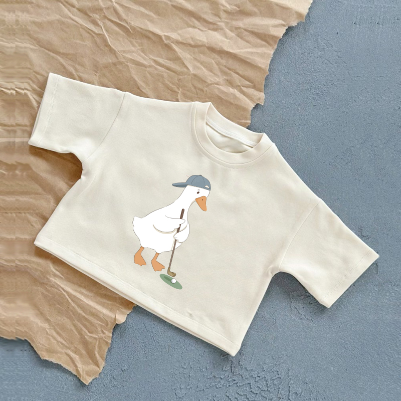 ベビーグース ゴルフ サマーカジュアルTシャツ - 白 - 2～3歳 - image 1