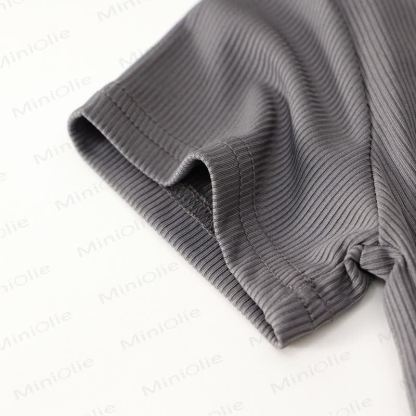 幼児用ニット半袖トップスとフレアパンツの2ピースセット - image 16